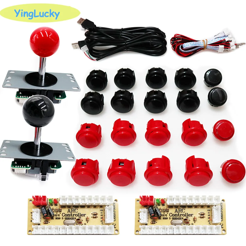 Joystick Pc Gaming - Arcade 2 Player Zero Delay Kit