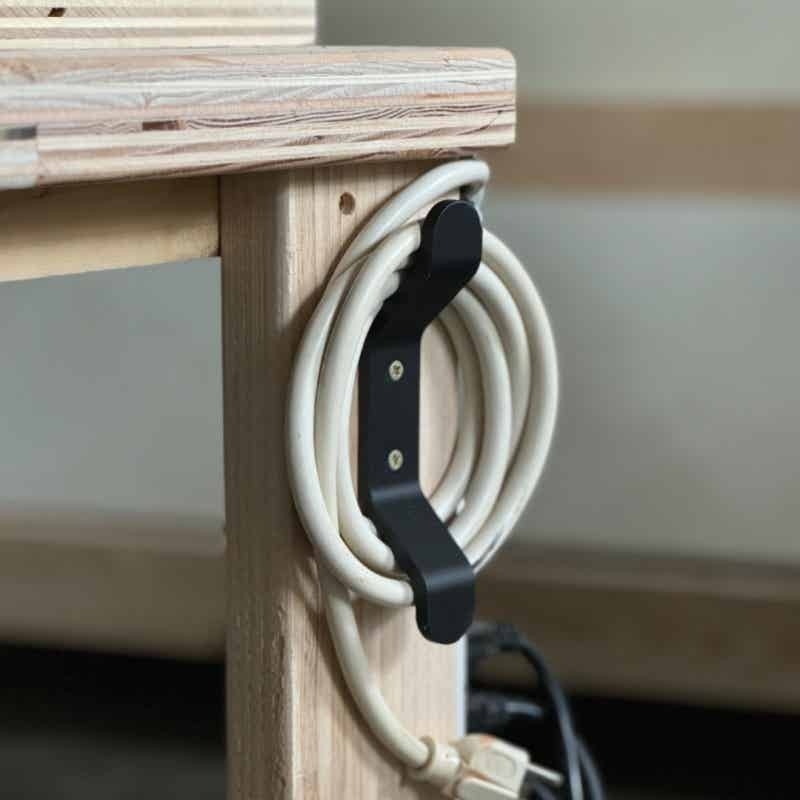 Desk Cable Organizer - Cable Organizer Hooks for Desk Wall