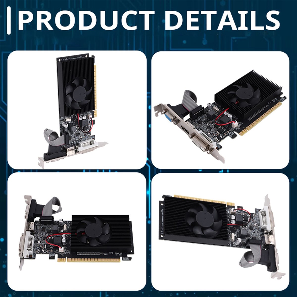 Pc Gaming Ddr3 - A49T GT 610 1G Ultra-Fast Graphics