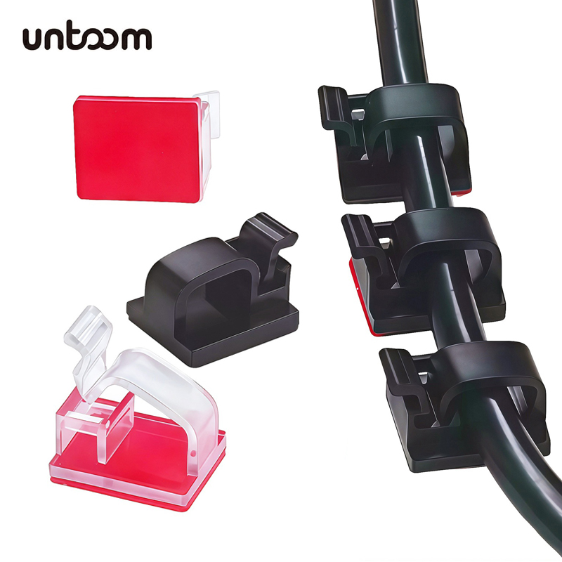 Desk Cable Organizer - 20 PCS Adhesive Cable Wire Clips