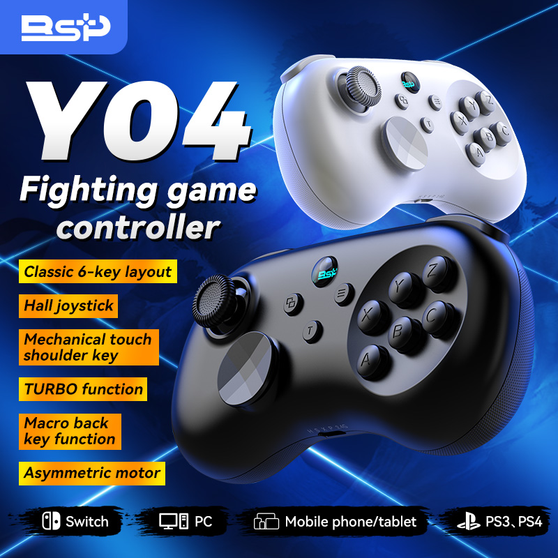 Joystick Pc Gaming - BSP-Y04 Wireless Hall Effect Joystick Fighting