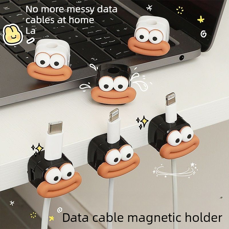 Desk Cable Organizer - 1/5/10pcs Magnetic Cable Clips Desk Cable