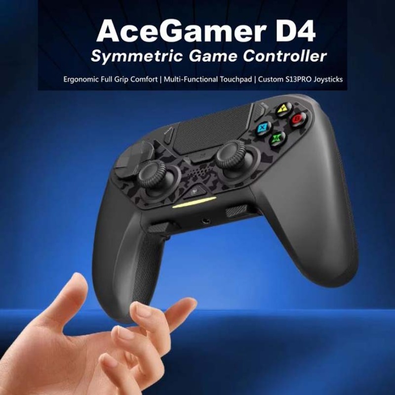 Joystick Pc Gaming - AceGamer D4 Wireless Steam Controller Symmetric
