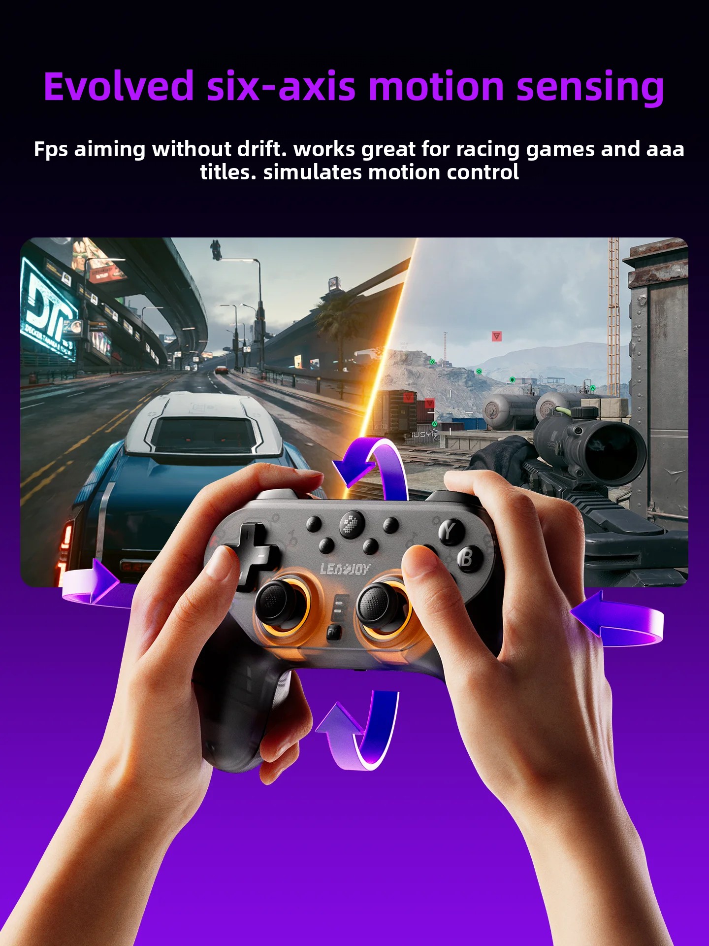 Joystick Pc Gaming - LeadJoy Saber Plus Wireless Gaming Controller