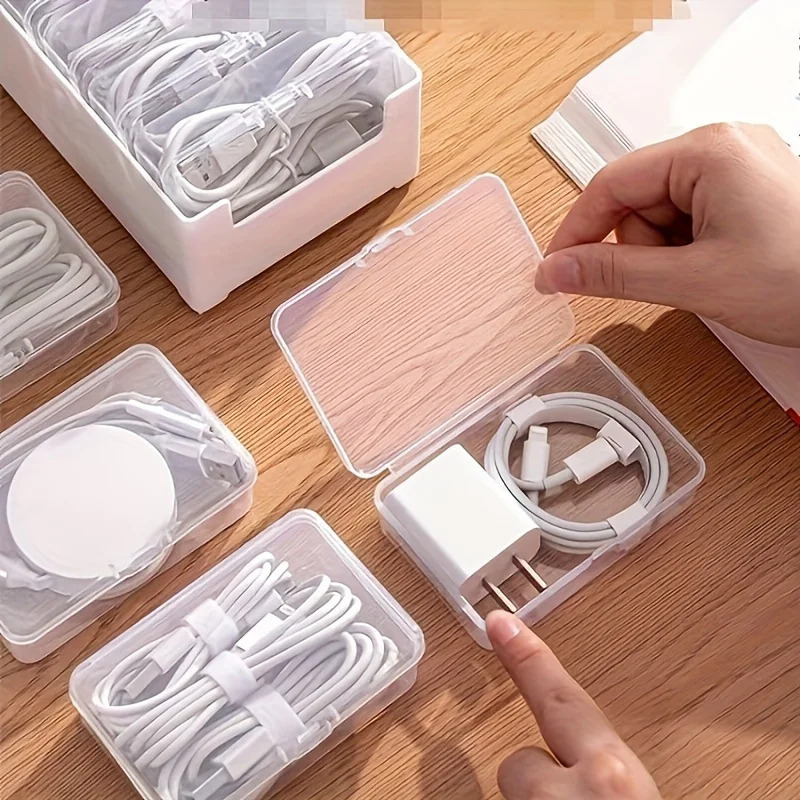 Data Cable Storage Box with 7  - Desk Cable Organizer 评论和价格