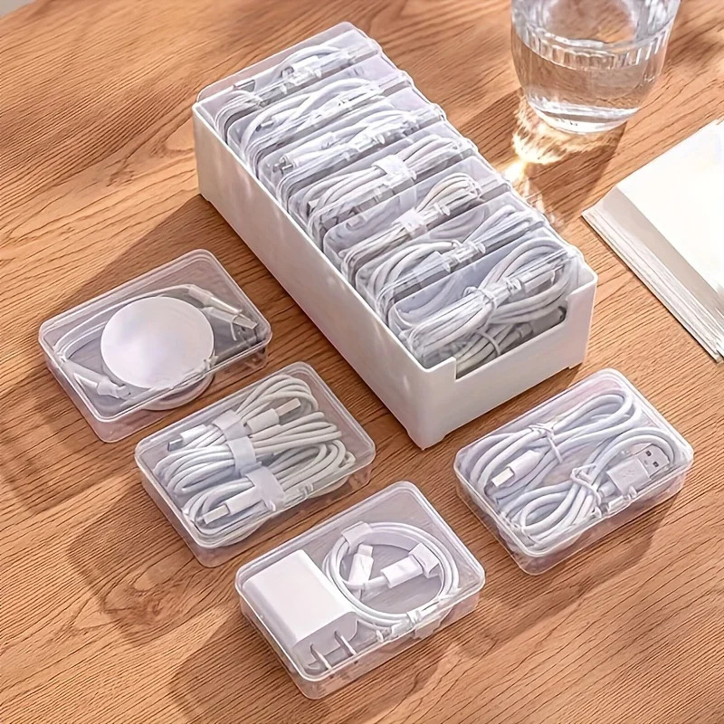 Data Cable Storage Box with 7  - Desk Cable Organizer 评论和价格