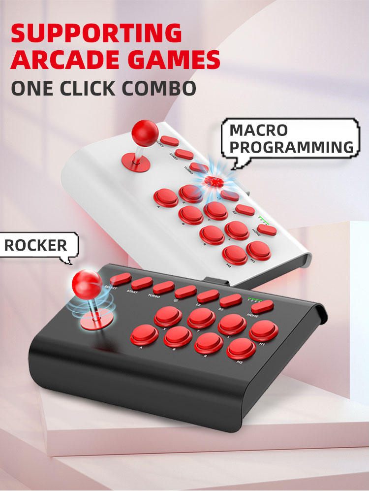 8-Button Arcade Stick For Nint - Joystick Pc Gaming 评论和价格