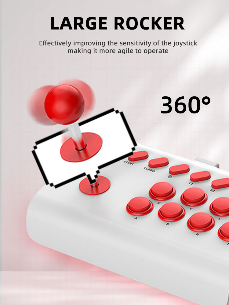 8-Button Arcade Stick For Nint - Joystick Pc Gaming 评论和价格