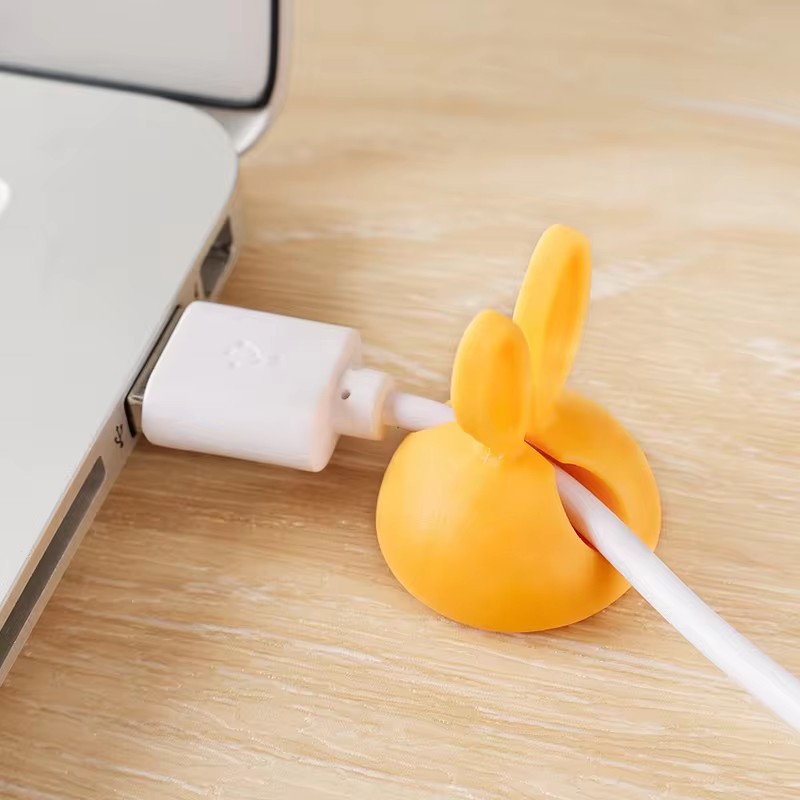 Cute Rabbit Ear Cable Manager  - Desk Cable Organizer 评论和价格