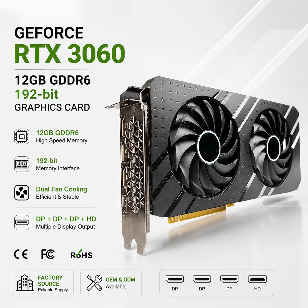 OEM RTX 3060 12GB GDDR6 192Bit - Pc Gaming Rtx 3060 评论和价格