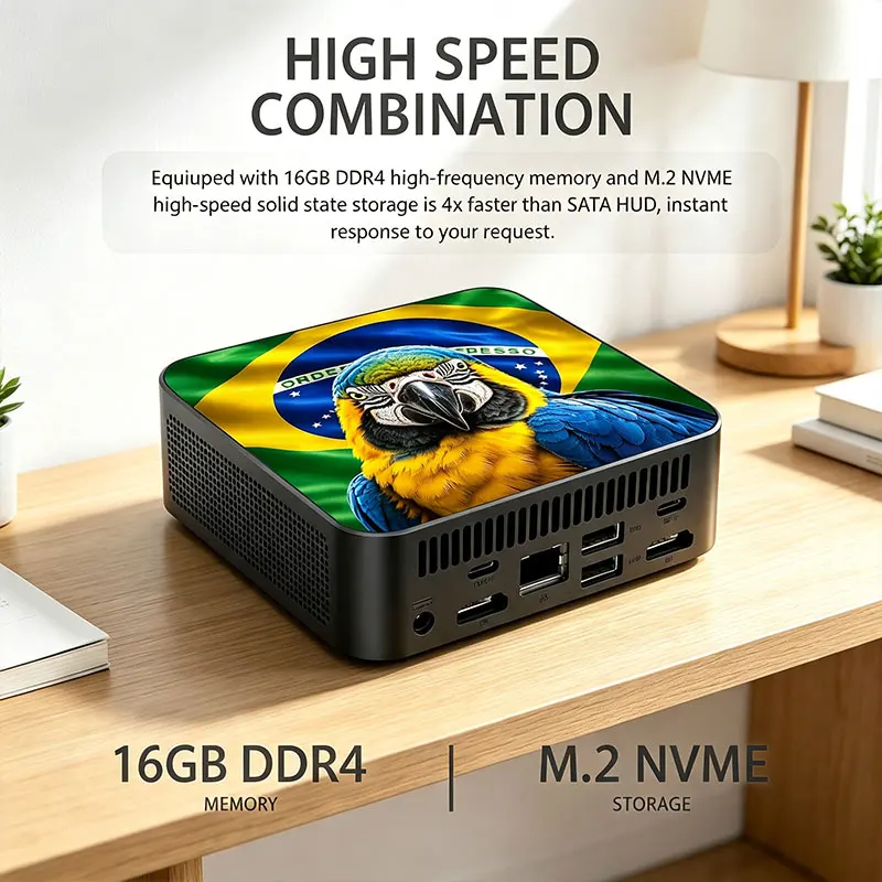 New Mexico Brazil Flag Mini PC - Pc Gaming Ddr3 评论和价格