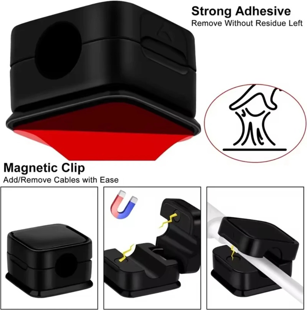 Magnetic Strong ​Cable Clips A - Desk Cable Organizer 评论和价格