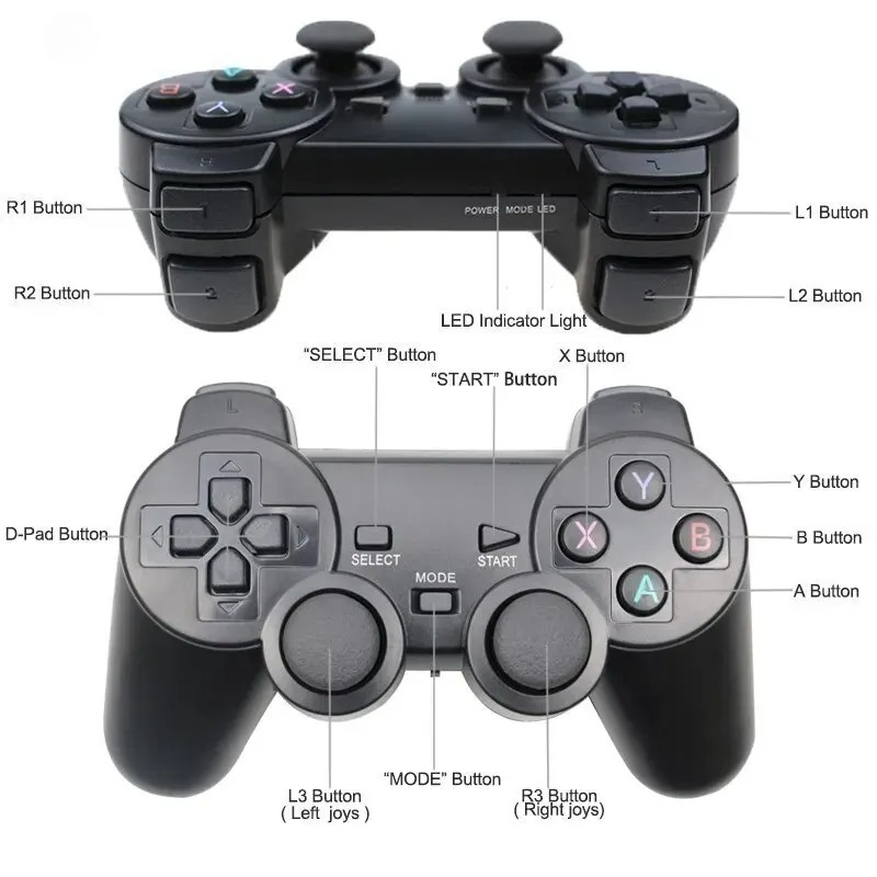 1PC/2PCS 2.4GHz Wireless Gamep - Joystick Pc Gaming 评论和价格