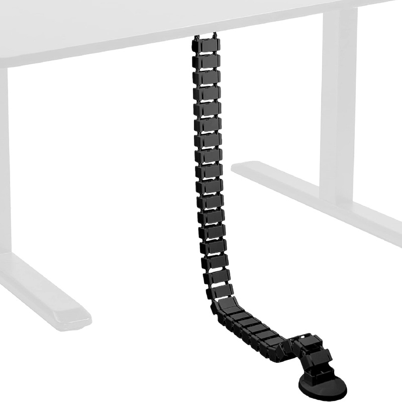 Wire Spine Cable Sleeve Under  - Desk Cable Organizer 评论和价格
