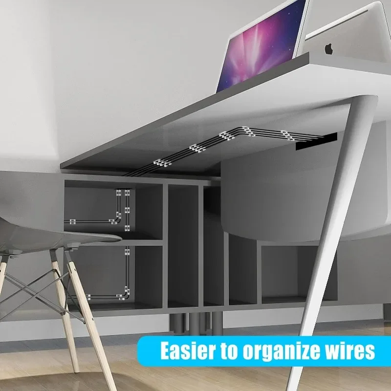 Wire Holder Wall Cable Clips S - Desk Cable Organizer 评论和价格