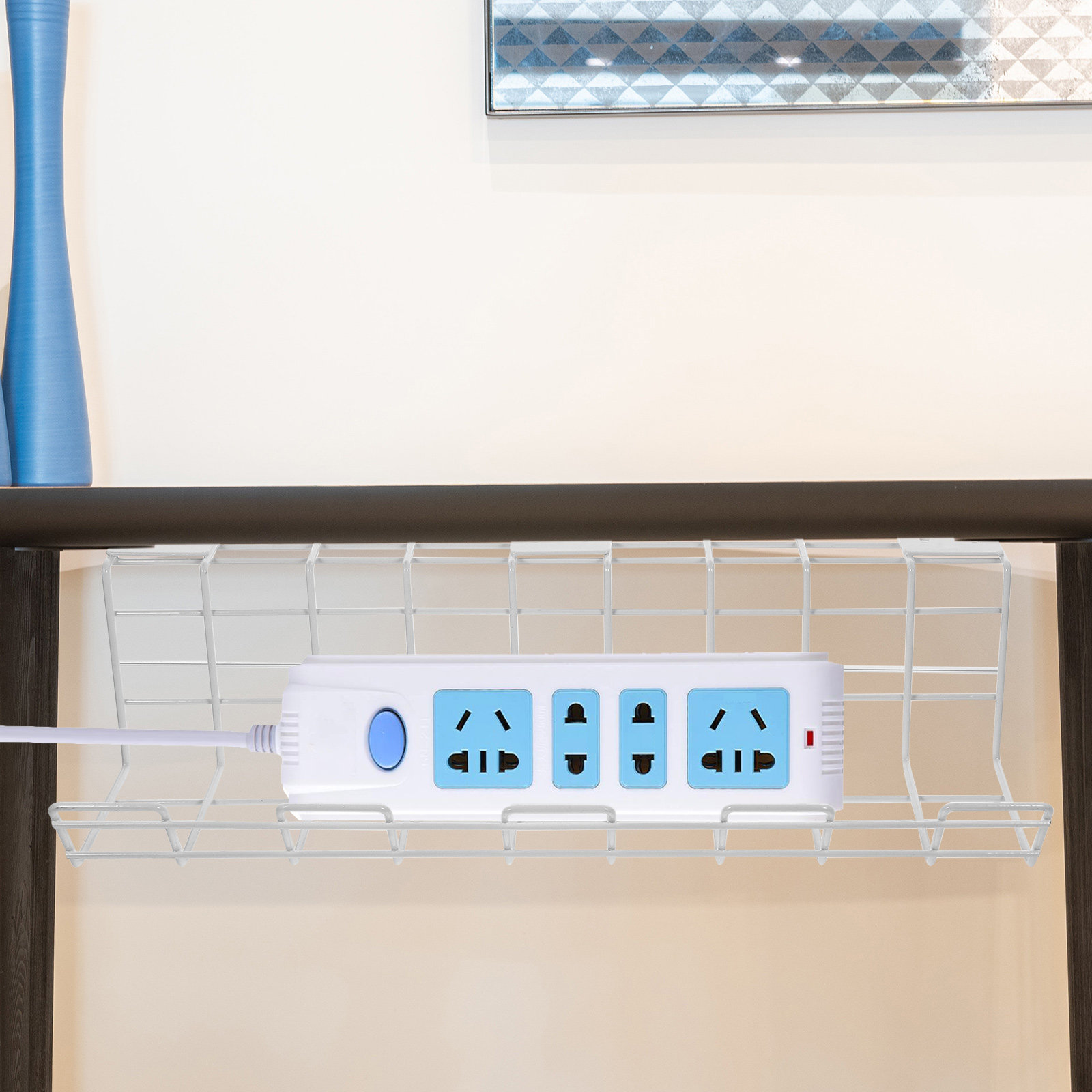2Pcs Under Desk Cable Organize - Desk Cable Organizer 评论和价格