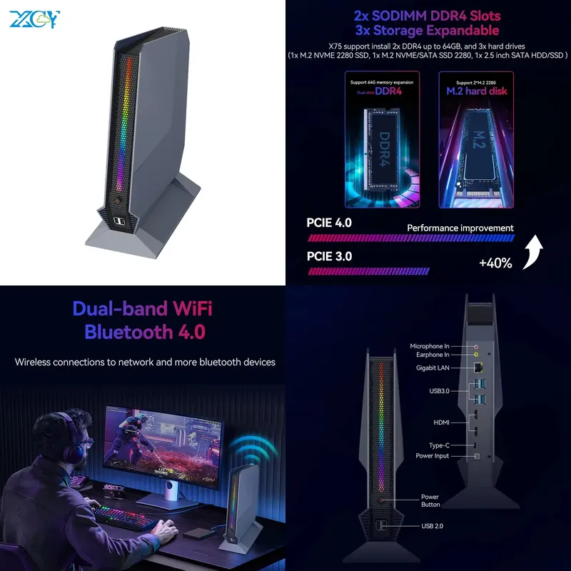 【CHIMU HOME】 Gaming Mini PC Co - Pc Gaming Rtx 4060 评论和价格