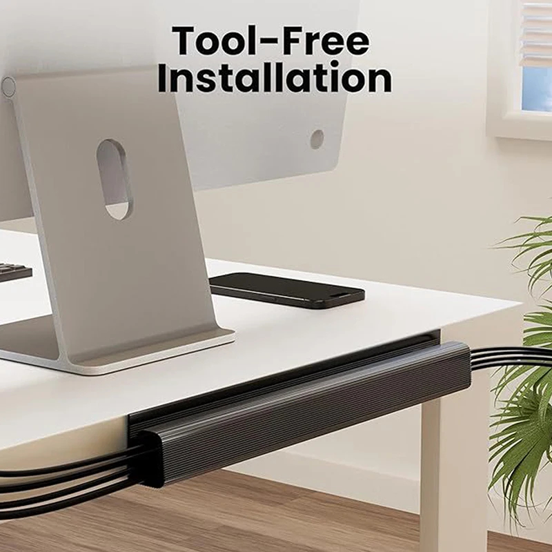 40cm/15.75in Under Desk Cable  - Desk Cable Organizer 评论和价格