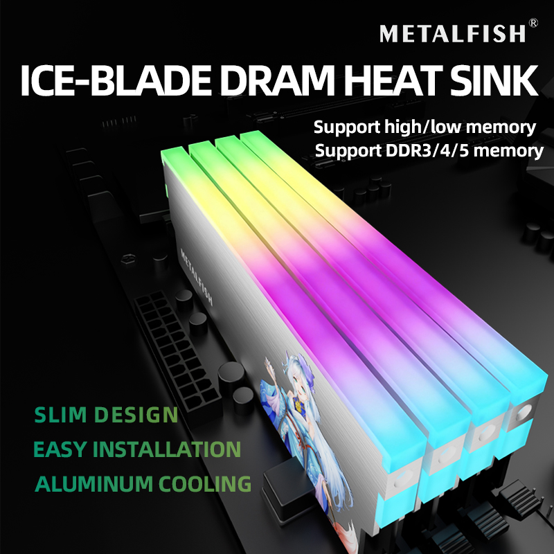 METALFISH DRAM Heatsink 5V-3PI - Pc Gaming Ddr3 评论和价格