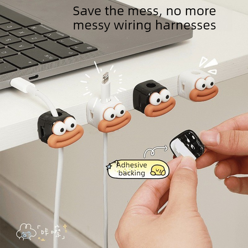 1/5/10pcs Magnetic Cable Clips - Desk Cable Organizer 评论和价格
