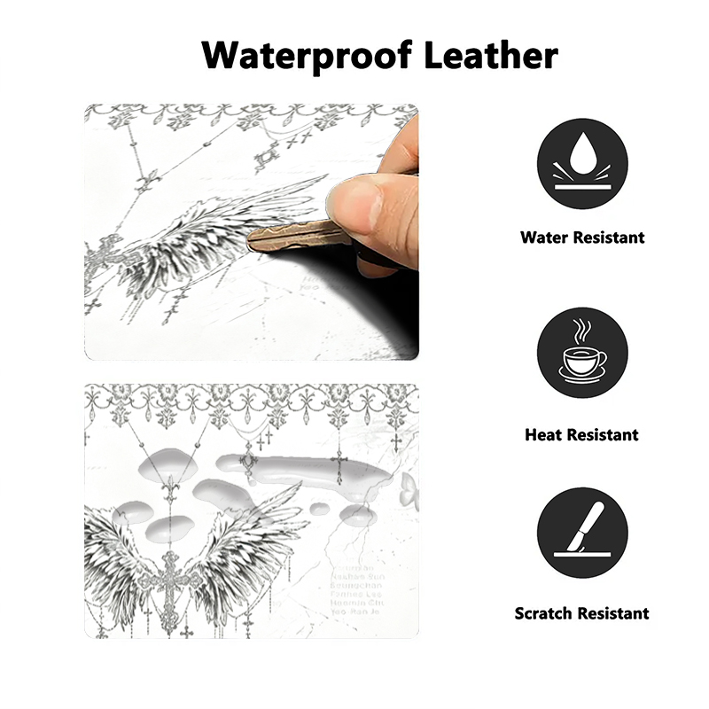 Leather Mousepad Black White A - Pc Gaming Keyboards 评论和价格