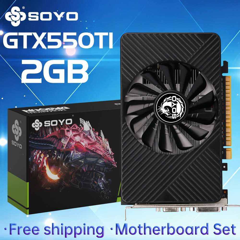 SOYO GTX 550TI Graphics Card G - Pc Gaming Nvidia 评论和价格
