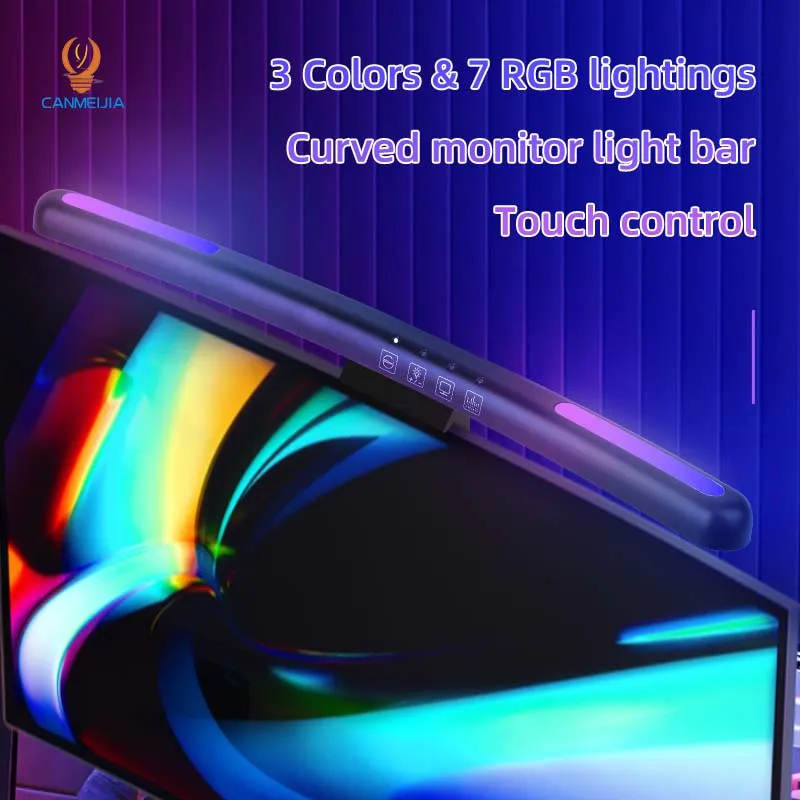 Curved LED Monitor Light Bar U - Pc Gaming Notebook 评论和价格